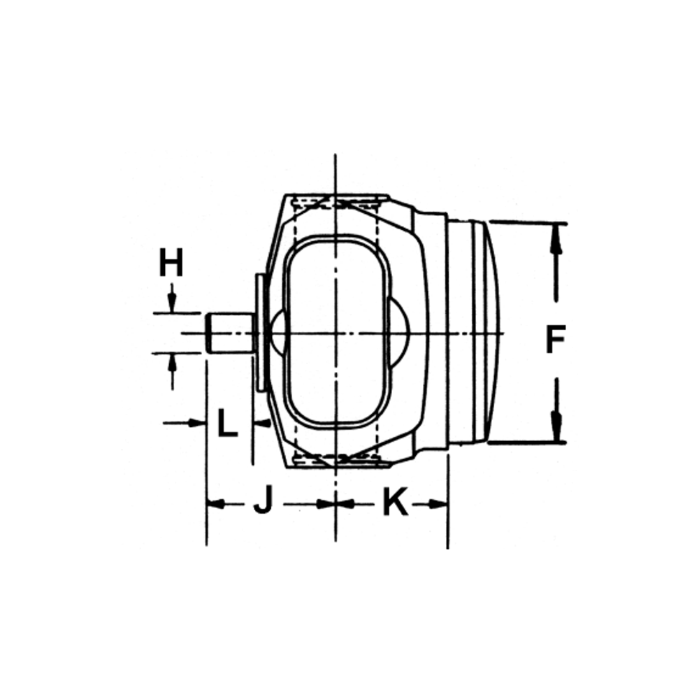 2-28-2957X Double Cardan CV Ball Stud Tube Weld Yoke | 1310 Series