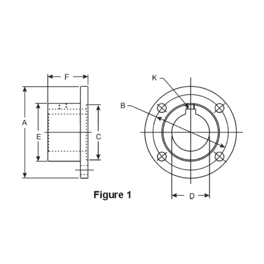 2-1-1313-3 Drive Shaft Companion Flange | 1310 Series