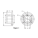 2-1-1313-3 Drive Shaft Companion Flange | 1310 Series