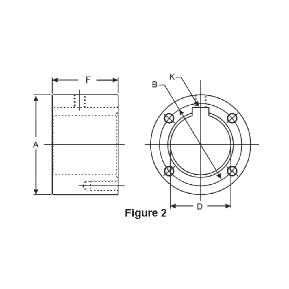 2-1-1313-3 Drive Shaft Companion Flange | 1310 Series