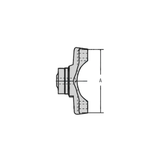 211355X Double Cardan Driveshaft CV Ball Stud Socket Yoke | Series 1310