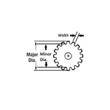 2-40-1521 Spline Stub Shaft | 1310, 1330, 1350, 1410 Series