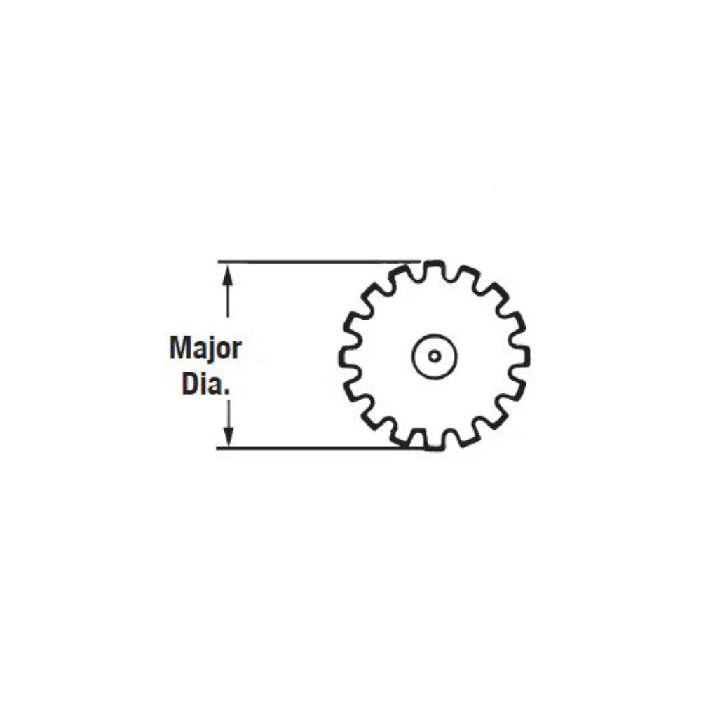 6-40-521 Splined Stub Slip Tube Shaft