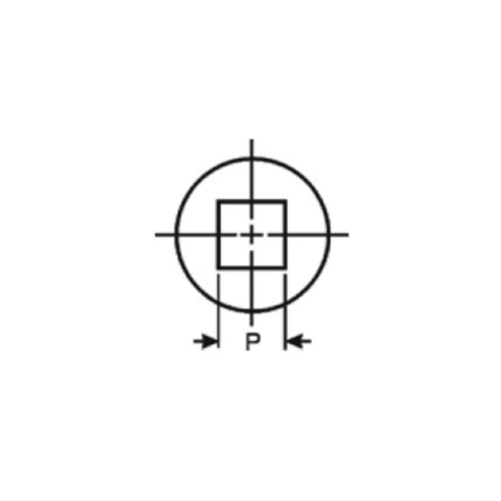 10-3-122X Slip Yoke Square Bore | 1000 Series