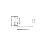 3-3-5431X Drive Shaft Transmission Slip Yoke | 1350 Series