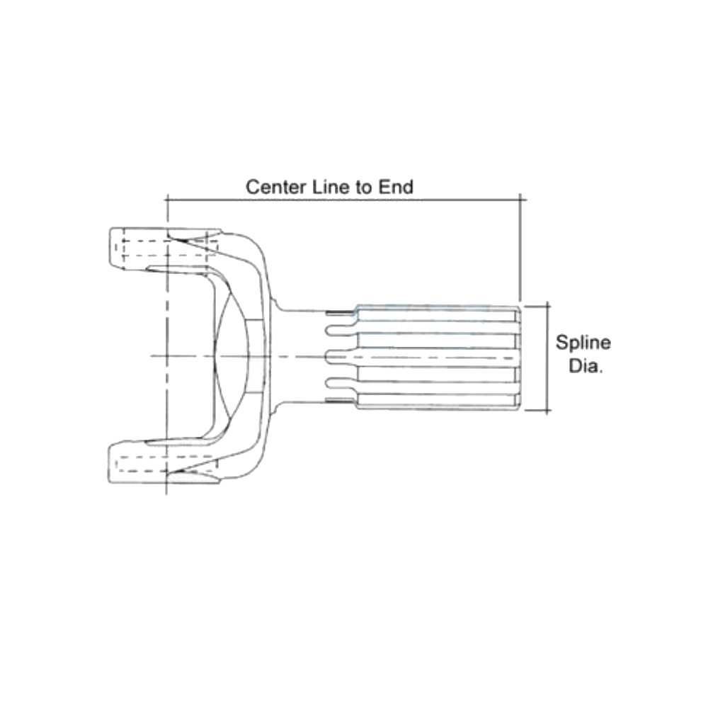 6-82-1091-1 Yoke Shaft